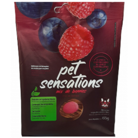 Bifinho Pet Sensations sabor Mix de Berries para Cães da Petitos
