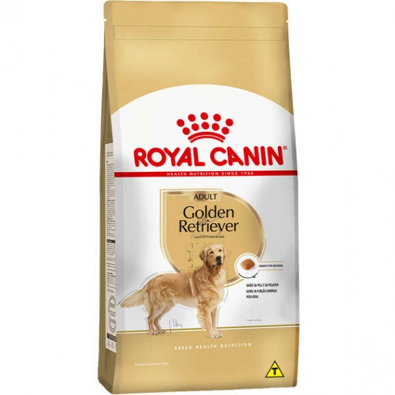 Ração Royal Canin Golden Retriever Cães Adultos - 12 Kg