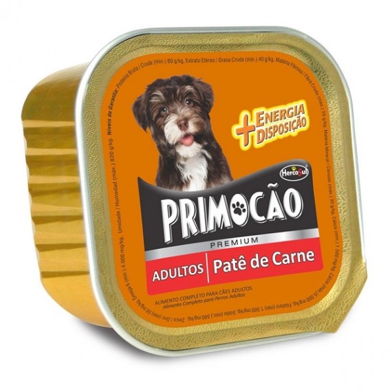 Patê Primocão Premium sabor Carne 300 g