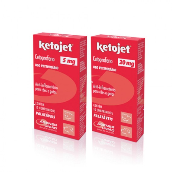 Anti-Inflamatório Ketojet da Agener União - 10 comprimidos