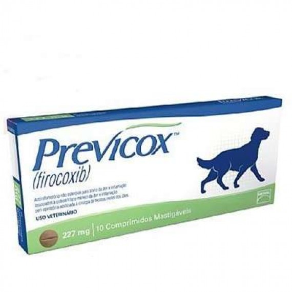 Anti-Inflamátório Previcox 227 mg da Merial - 10 comprimidos