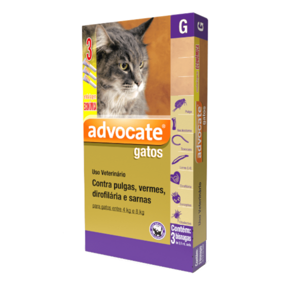 Antipulgas Advocate para Gatos de 4 até 8 kg