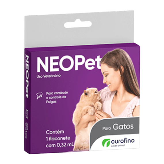 Antipulgas NeoPet da Ourofino para Gatos até 8 Kg
