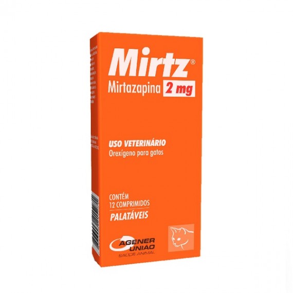Mirtz  para Gatos da Agener União - 2 mg