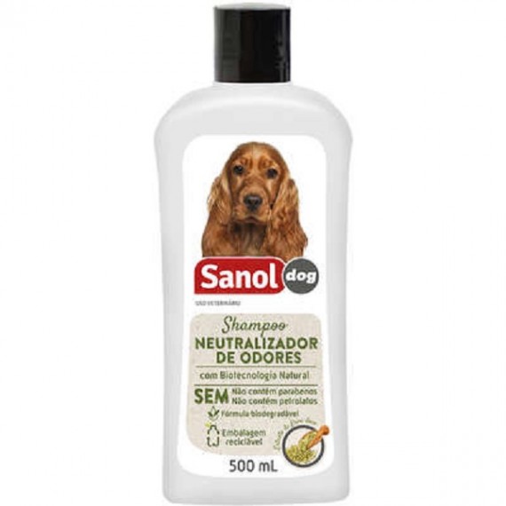 Shampoo Sanol Dog Neutralizador de Odores - 500 ml