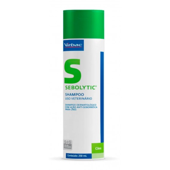 Shampoo Dermatológico Sebolytic SIS para Cães da Virbac - 250 ml