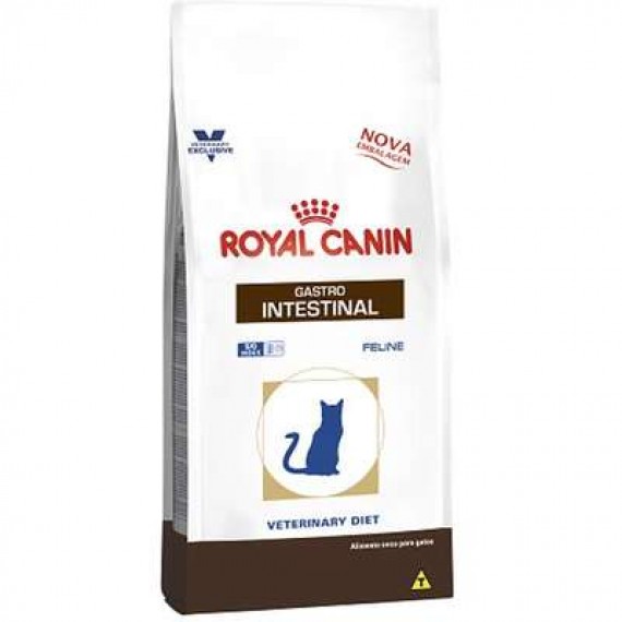 Ração Seca Gastro Intestinal Feline da Royal Canin para Gatos Adultos com Doenças Intestinais - 1,5 Kg