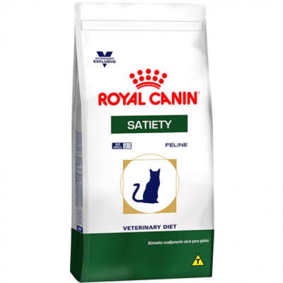 Ração Seca Veterinary Diet Satiety Feline da Royal Canin para Gatos Obesos - 1,5 Kg