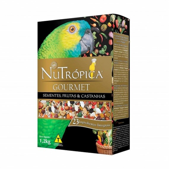 Alimentação Nutrópica Gourmet para Papagaio - 600 g