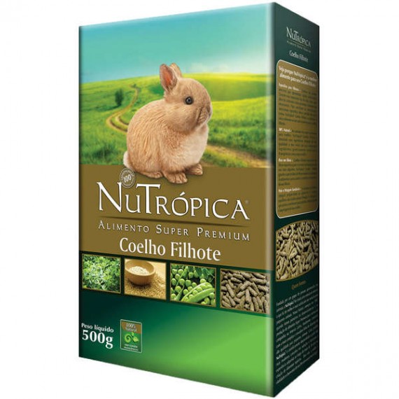 Alimentação Nutrópica Coelho Filhote - 500 g